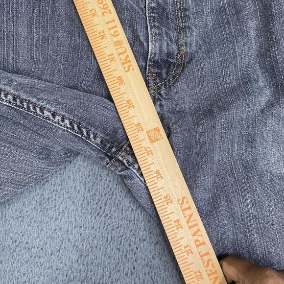 Vintage Levis SilverTab Jeans Mens 40x30 Gray Baggy Fit Distressed Y2k 90s Denim - Picture 10 of 16